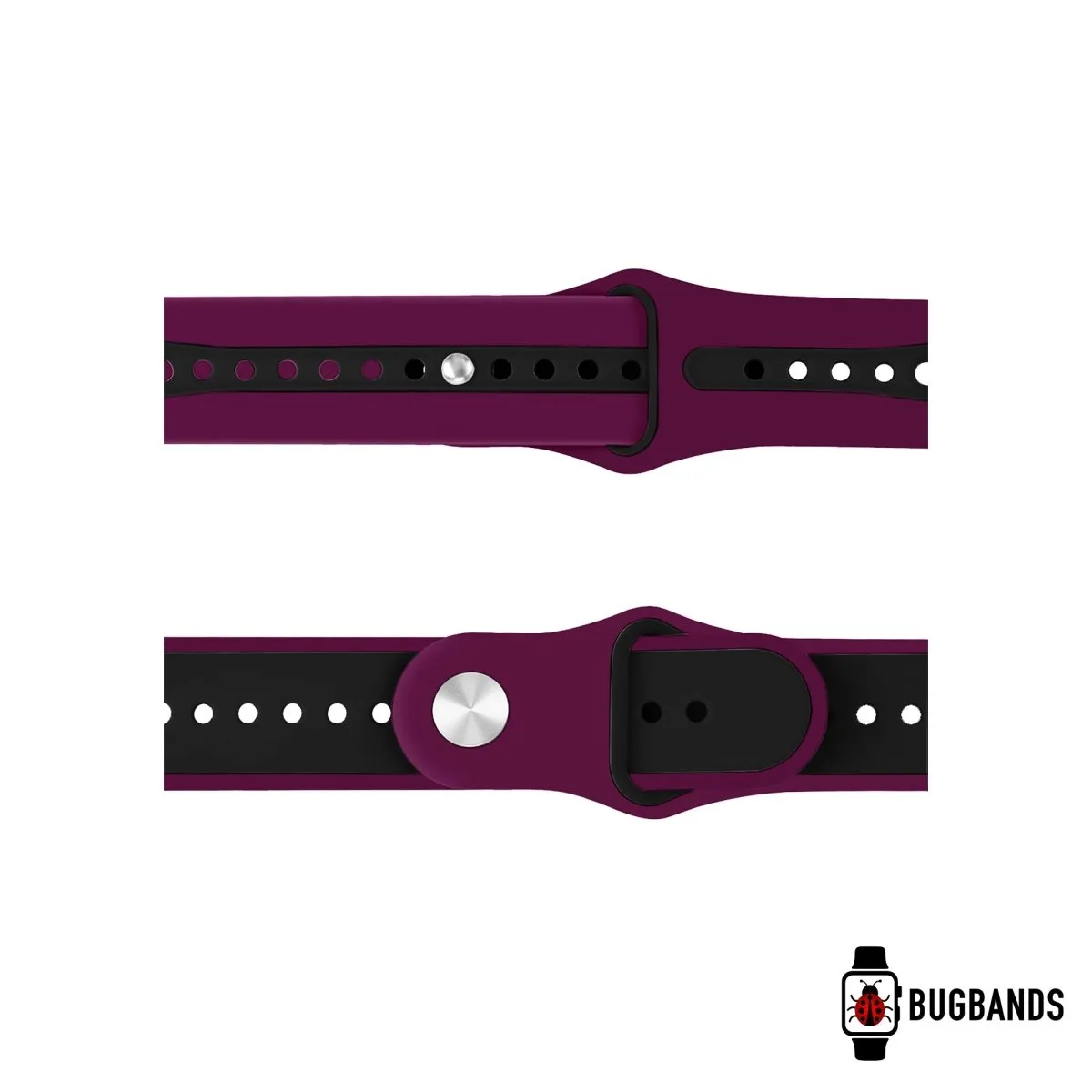 Magenta/Black Modern Sport Band