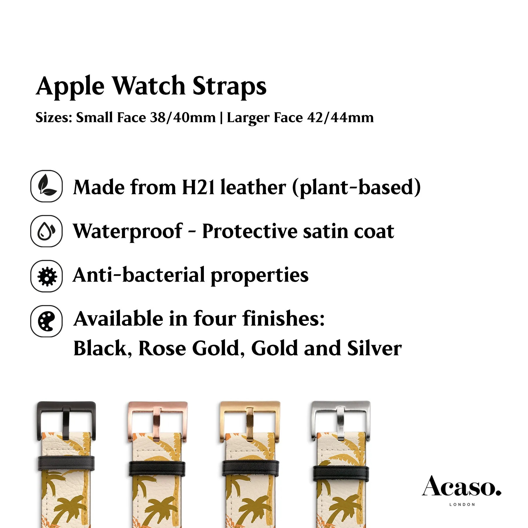 Mallorca Palm Trees Apple Watch Strap