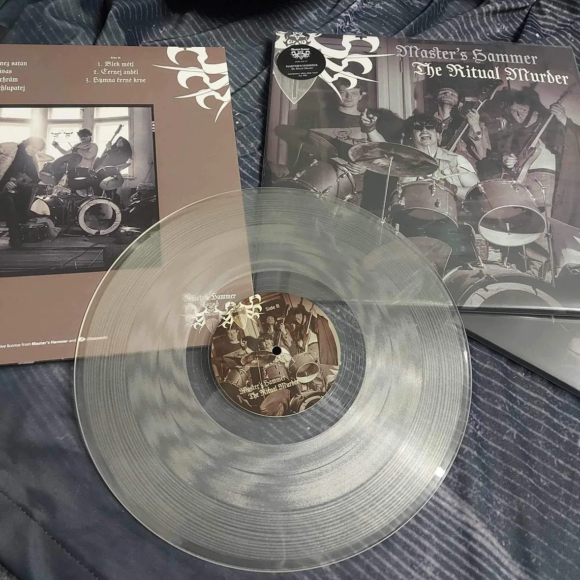 MASTER'S HAMMER: The Ritual Murder LP (ltd 400 copies, 180g clear vinyl, download code, poster, booklet)