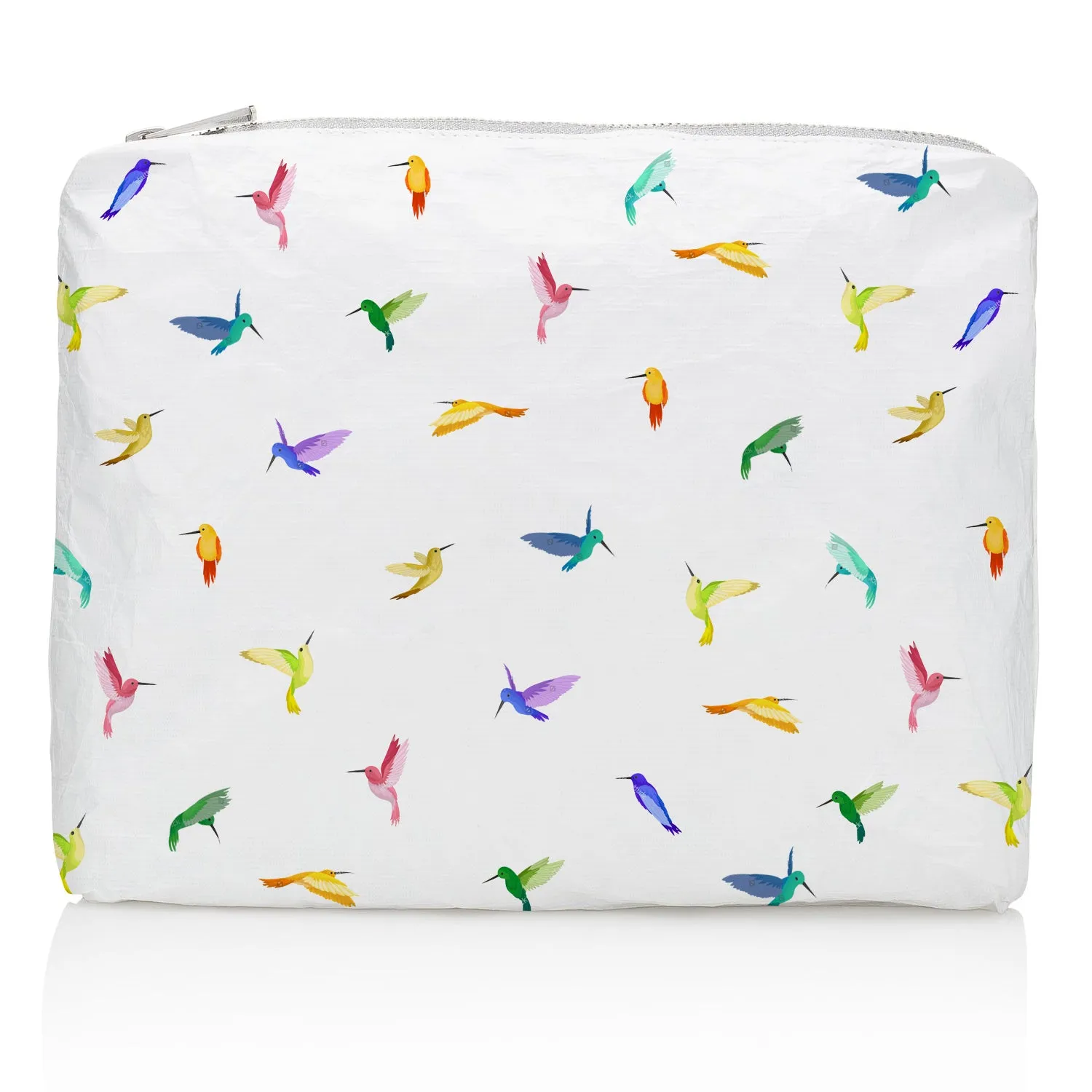 Medium Zipper Pack - Colorful Hummingbirds