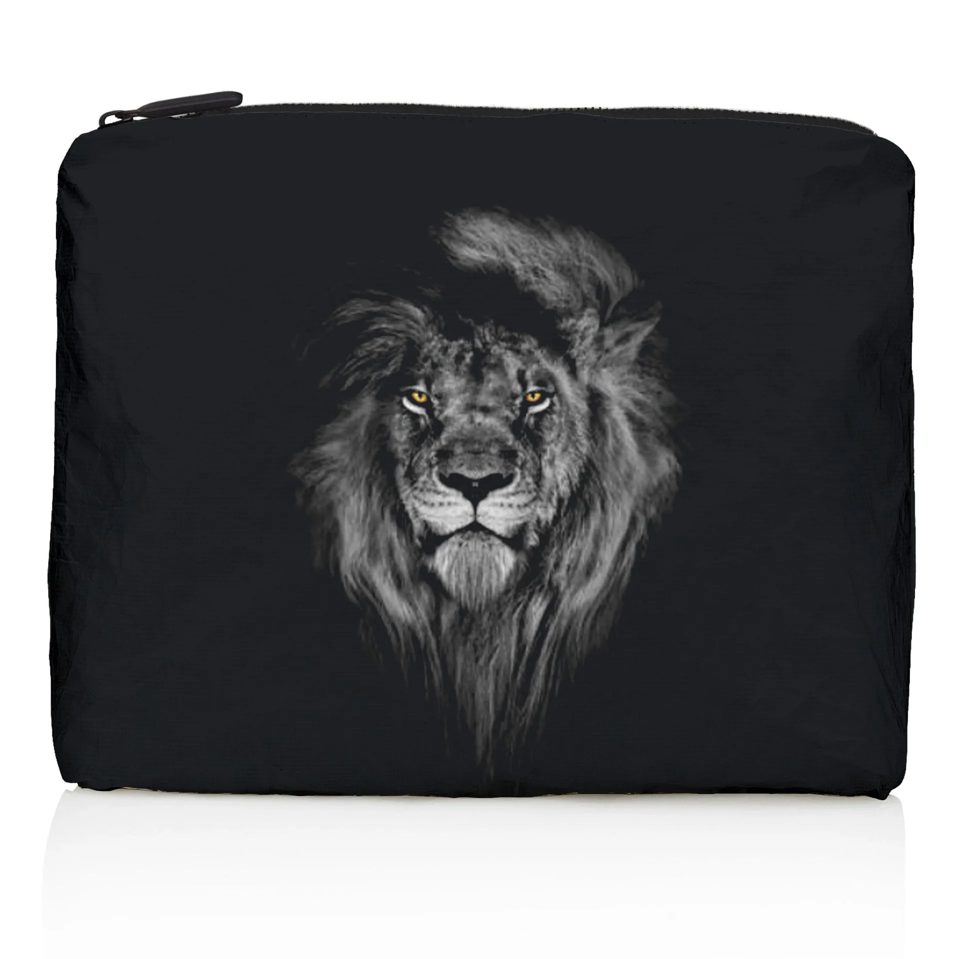 Medium Zipper Pack in Black - Hear me ROAR!