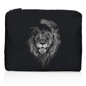 Medium Zipper Pack in Black - Hear me ROAR!