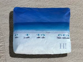 Medium Zipper Pack in Harbour Island Beach Scene