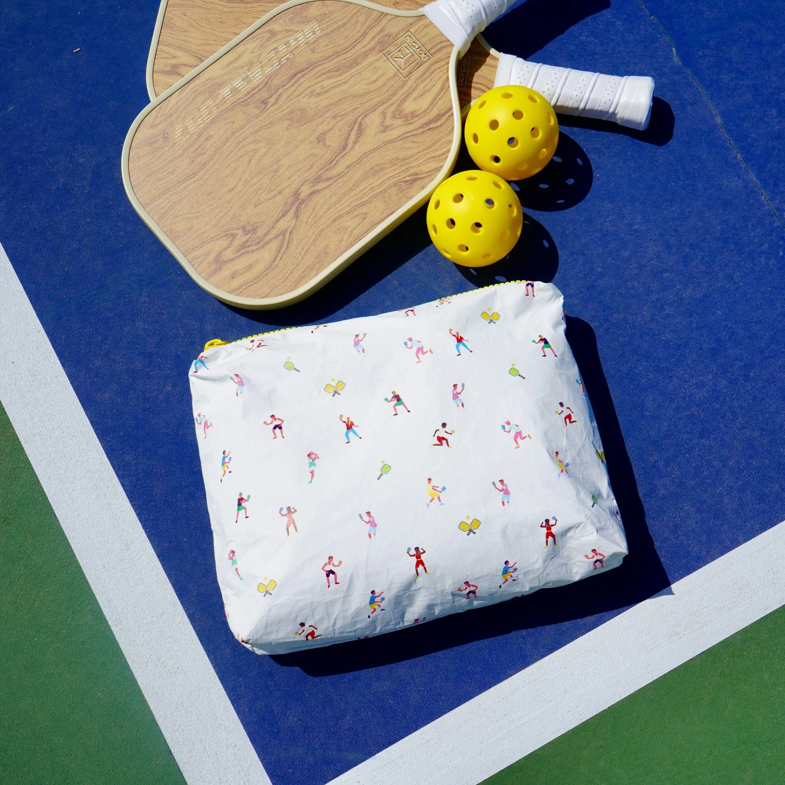Medium Zipper Pack - Pickleball Pattern