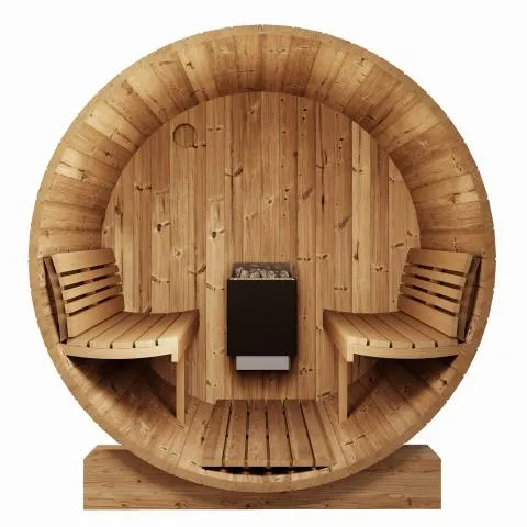 Model E8 6 Person Barrel Sauna