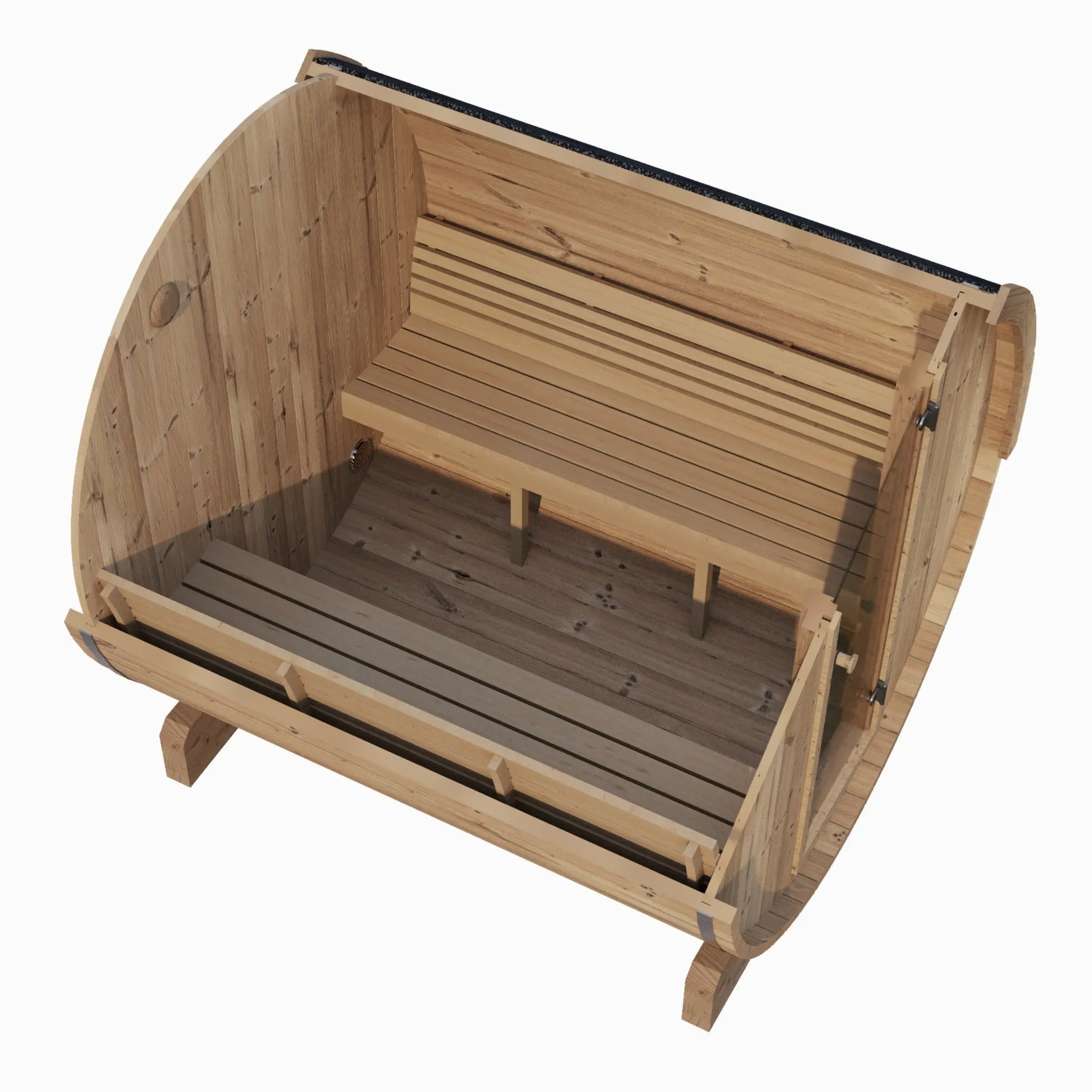 Model E8 6 Person Barrel Sauna