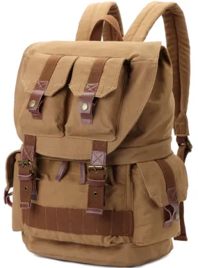 Multifuction Canvas Backpack Camera Ruckpack