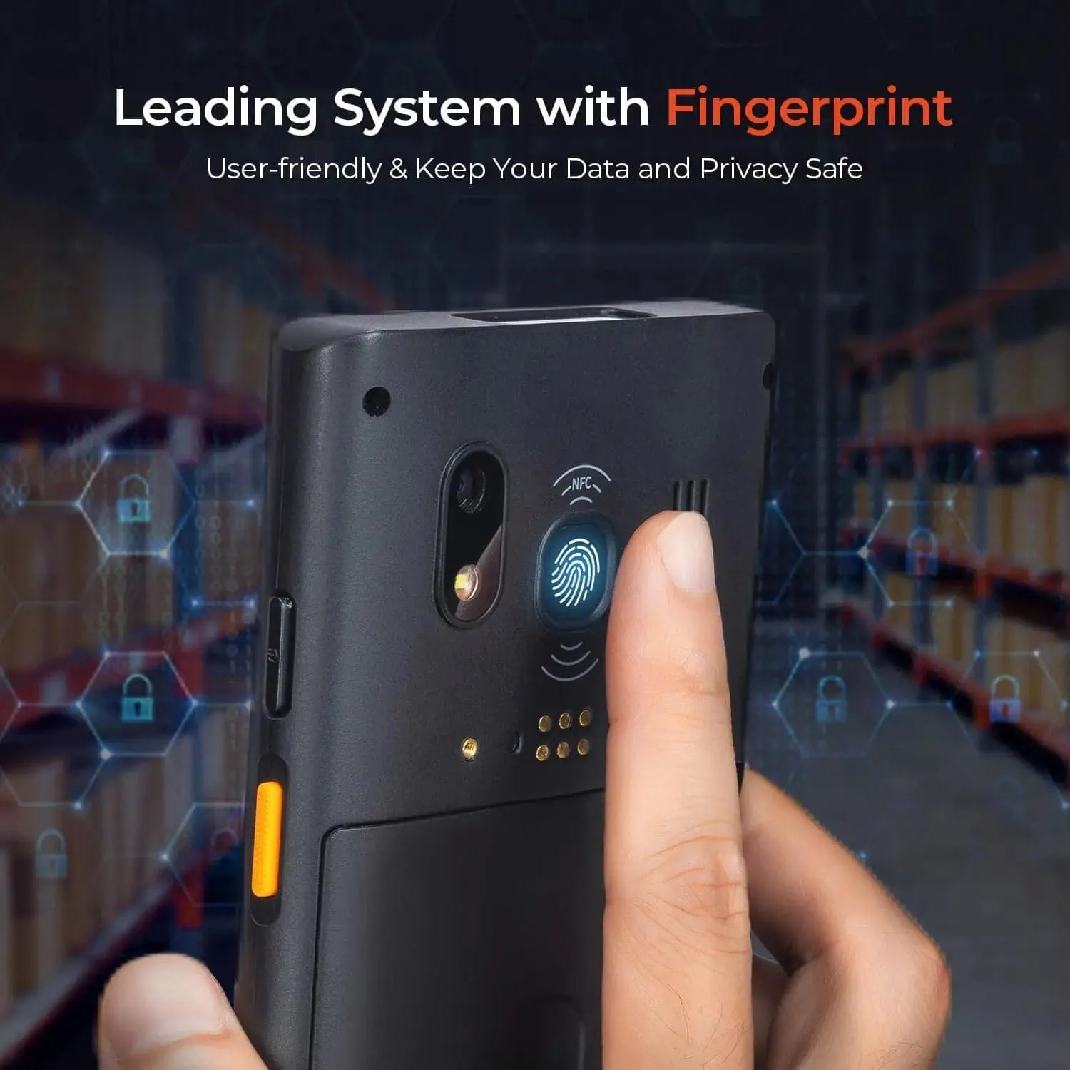 MUNBYN PDA, Android Barcode Scanner with Full Screen, Andriod 12 Scanner, 5G PDA, Equipped with SE4710 Zebra Scanner Engine, 5.99" Mobile Computer Handheld 4 64GB, BT/Wi-Fi Inventory Scanner