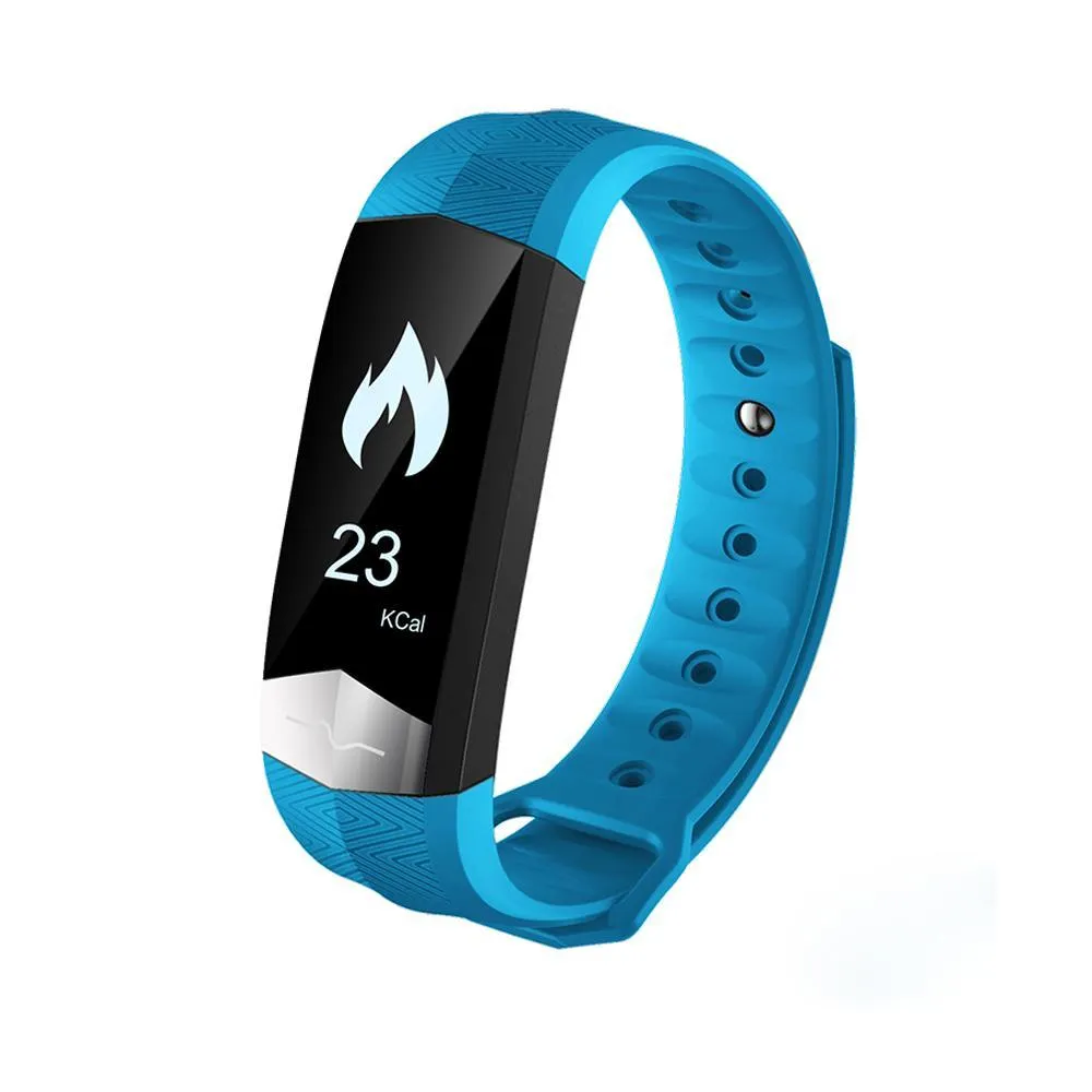 New Heart Rate Blood Pressure Smart Bracelet Activity Tracker for iPhone Android Sleep Pedometer