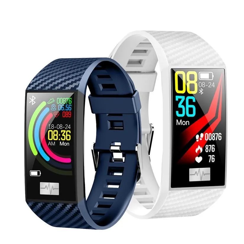 New Heart Rate Colour Screen Wristband Smartwatch Waterproof Activity Fitness Tracker For iPhone Android