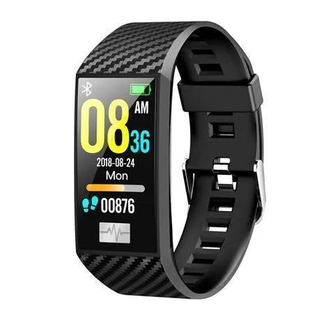 New Heart Rate Colour Screen Wristband Smartwatch Waterproof Activity Fitness Tracker For iPhone Android