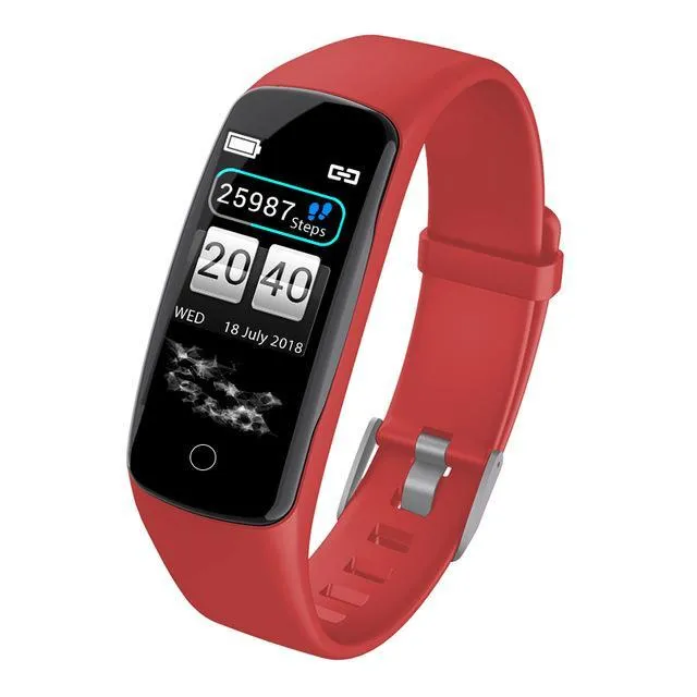 New IP67 Waterproof Heart Rate Fitness Tracker Smart Bracelet Watch For IOS Android