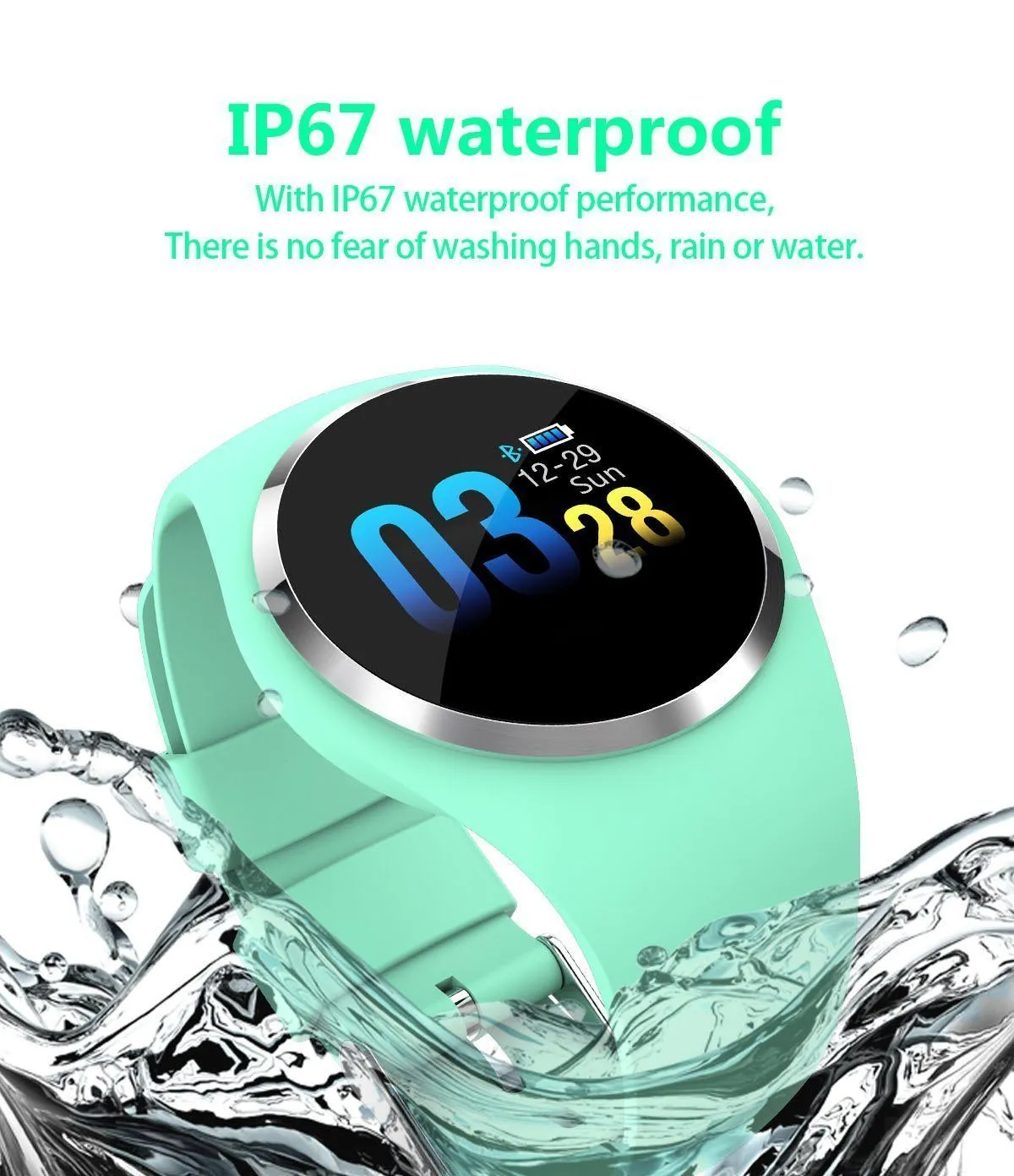 New Smart Band Bracelet Heart Rate Monitor Wrist Smart Wristband Fitness Tracker Blood Pressure Watch