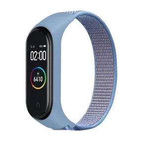 Nylon Wristband Strap for Mi Band 6/5/4/3-Cerulean
