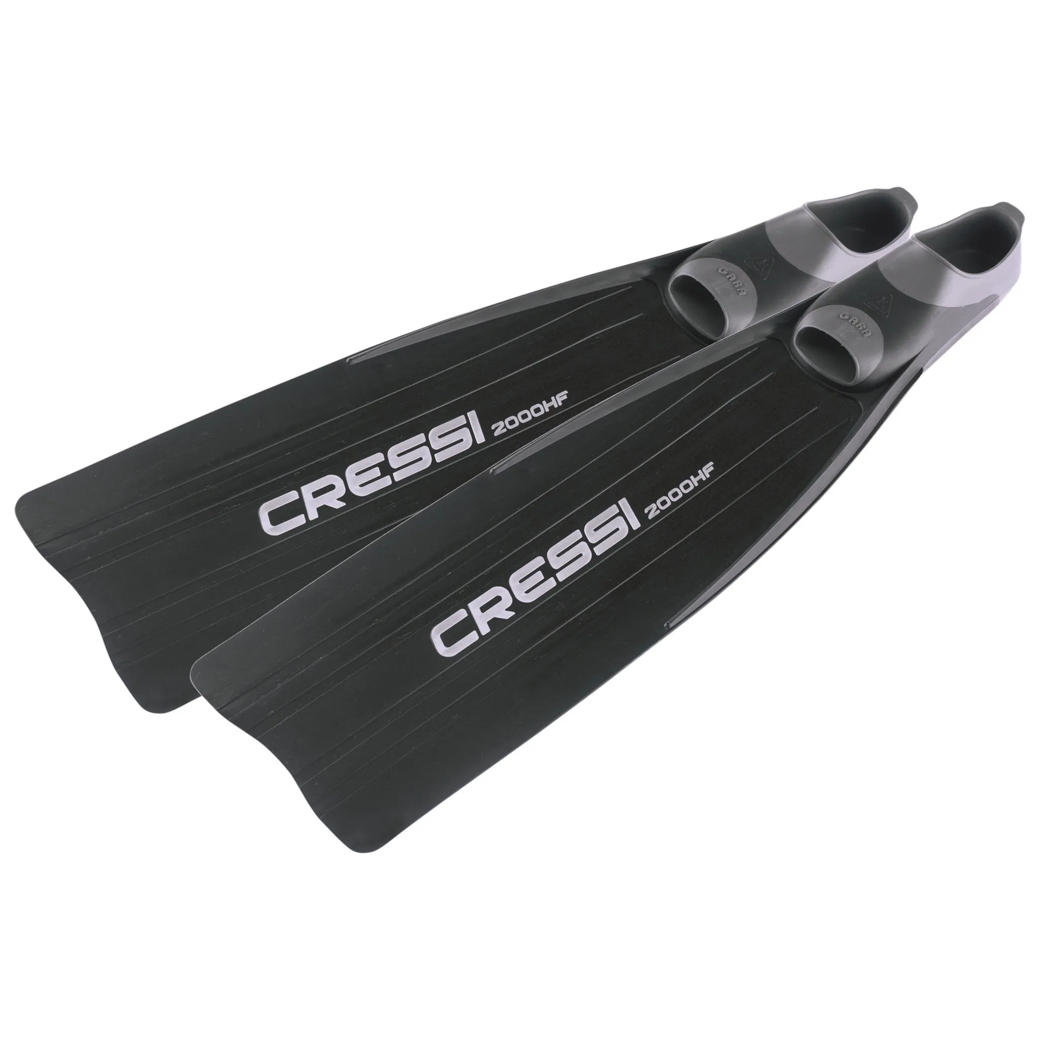 Open Box Cressi Gara 2000 HF Full Foot Fins, EU 46/47 | US Man 11.5/12.5 | US Lady 12/13.5