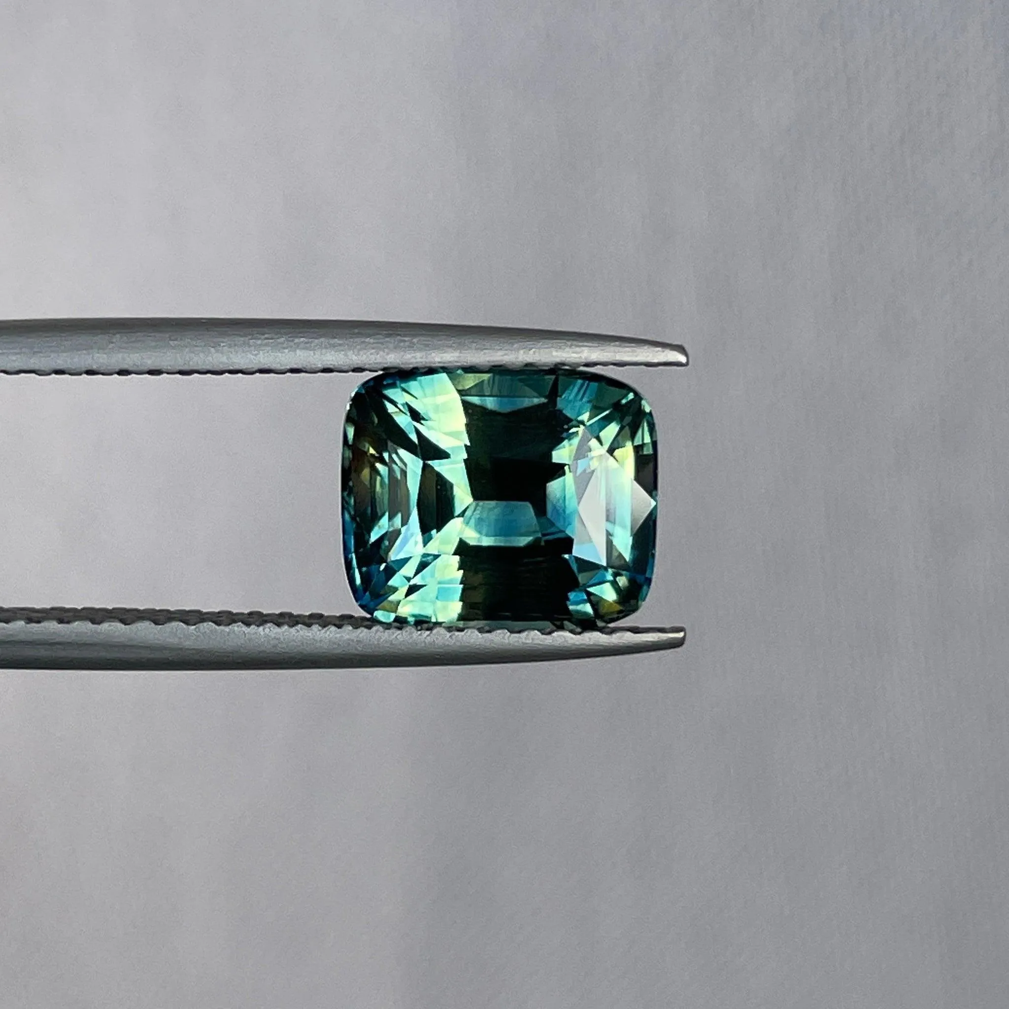 Parti Sapphire l 3.53 Ct l Cushion l 7.50 x 8.90 x 5.50mm l Fine Sapphires For Bespoke Engagement Ring l Madagascar Origin