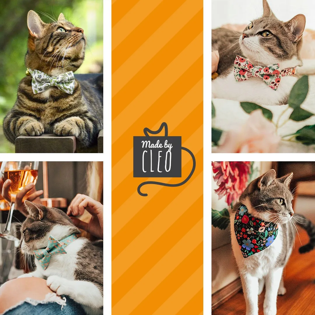 Pet Bow Tie - "Intergalactic" - Space Bow Tie for Cat / Spaceship, Rocket, Galaxy, Geek, Sci-fi / For Cats   Small Dogs (One Size)