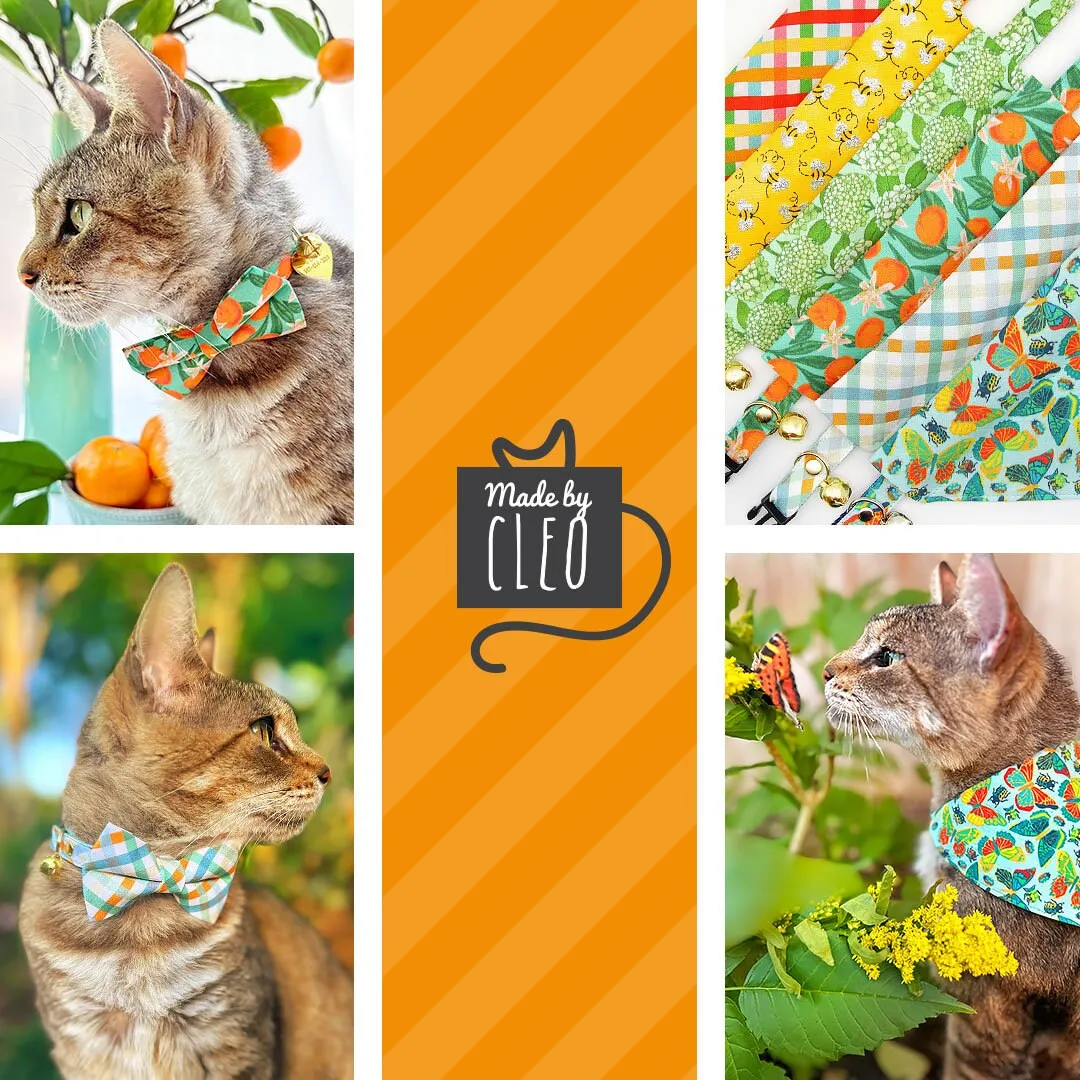 Pet Bow Tie - "Show Me The Honey" - Yellow Bee Cat Bow Tie / Spring   Summer / For Cats   Small Dogs (One Size)