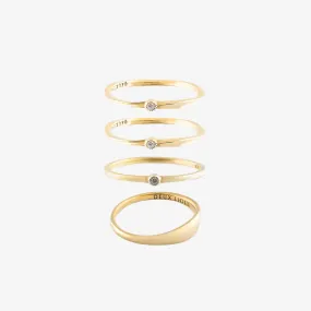 Quattro Diamond Ring Combo