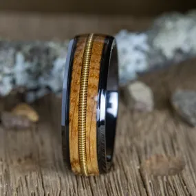"The Charlie" - Whiskey barrel mens ring