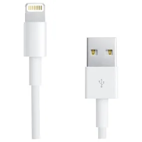 RCA AH750Z Charge & Sync USB Cable with Lightning Connector, 3ft (White)