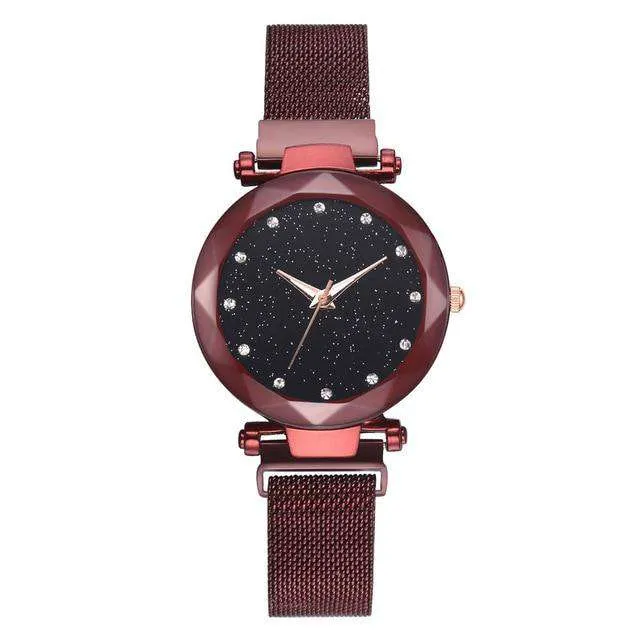 relogio feminino Starry Sky Watch Women Watches Luxury Diamond Ladies Magnet Watches for Women Quartz Wristwatch reloj mujer