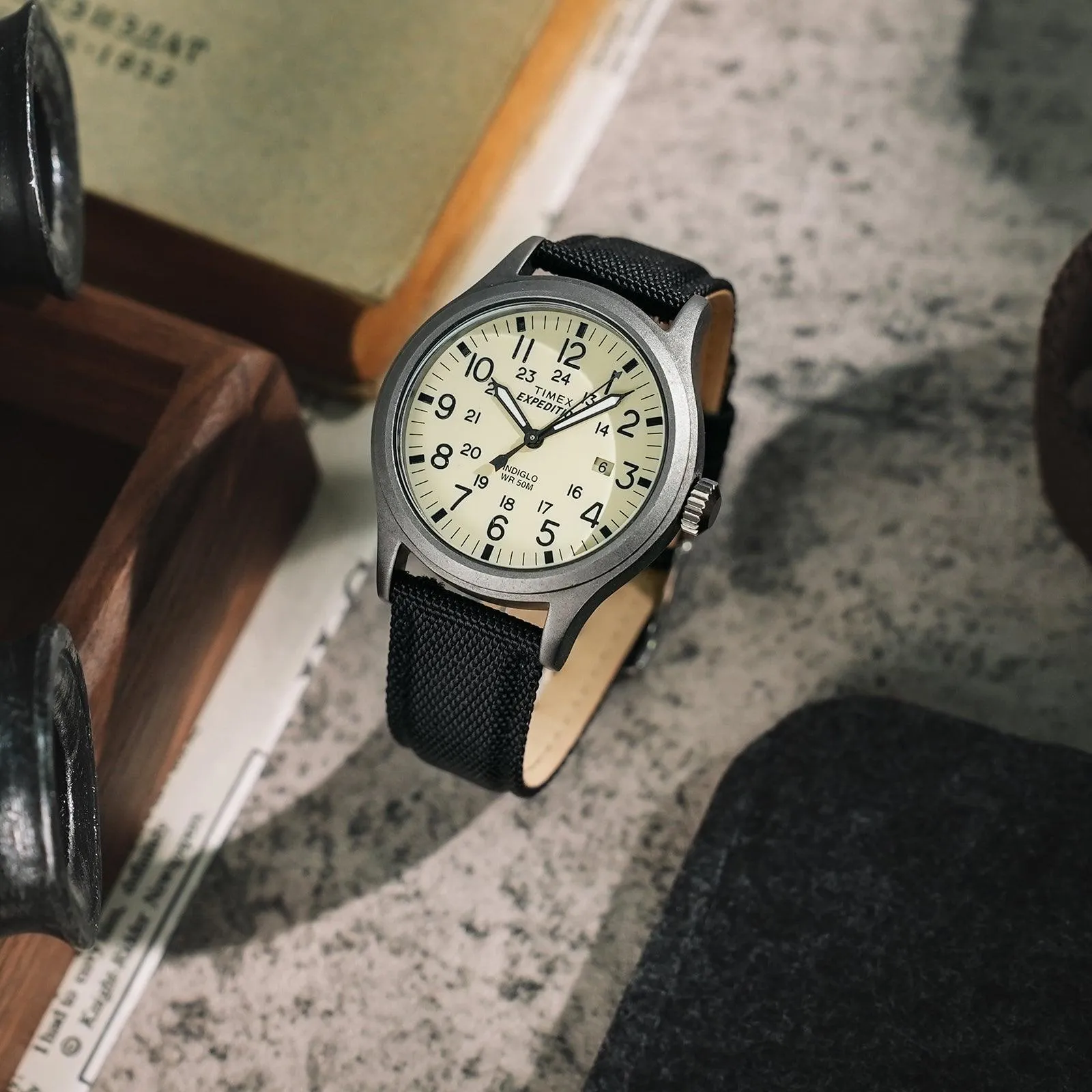 Ritche Black Sailcloth Quick Release Watch Band