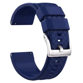 Ritche Navy Blue Classic silicone Rubber Watch Bands