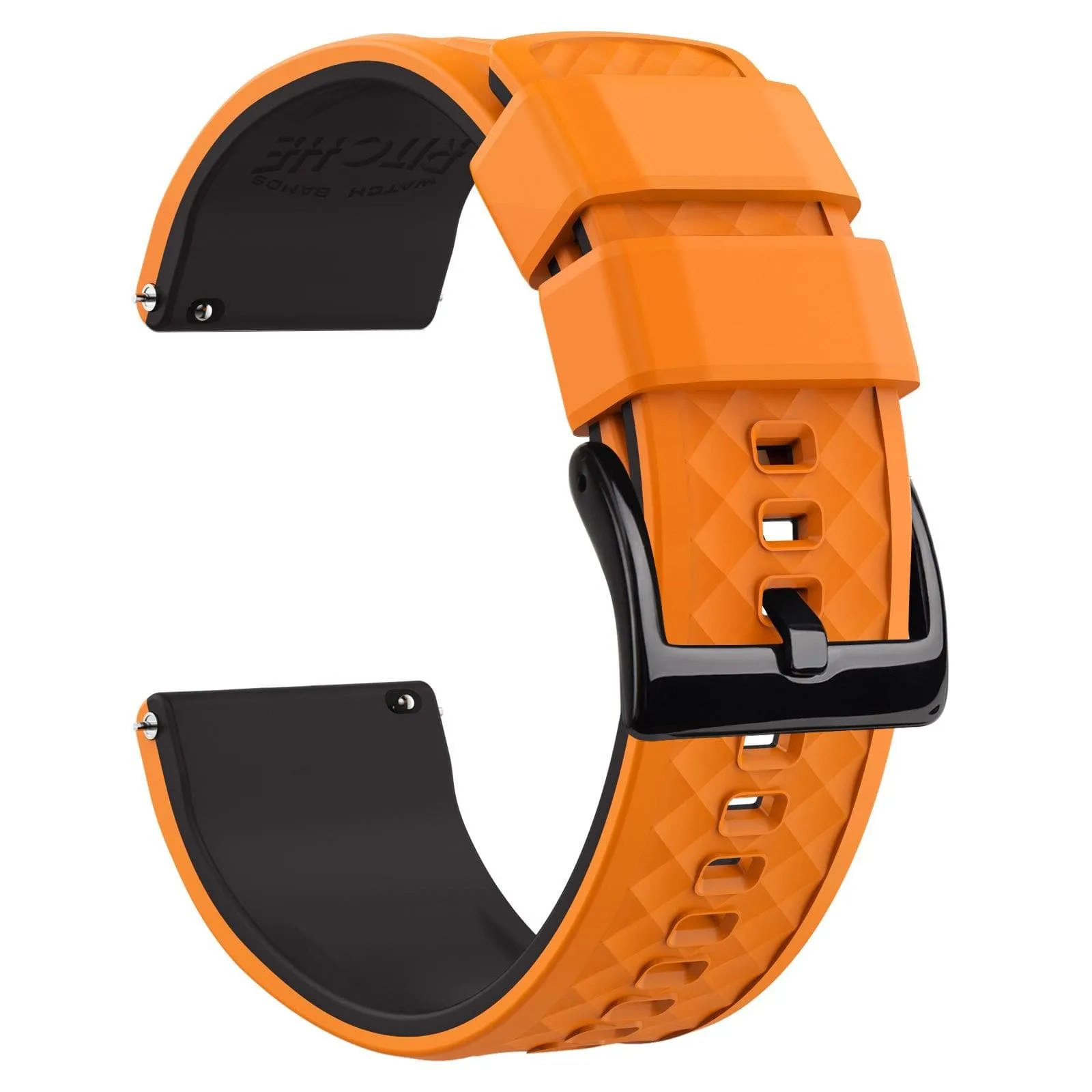 Ritche Orange Classic Silicone Watch Bands