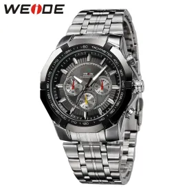 sale! WEIDE Men's Luxury Black Watch Japan Quartz Watches Military Fashion & Casual Diver for Men Wristwatch 12-month Guarantee