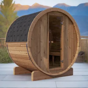 SaunaLife Model E6 ERGO 2 Person Barrel Sauna