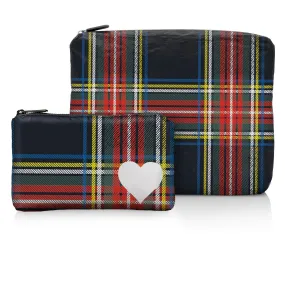Set of Two - Organizational Packs - Holiday Plaid Pattern