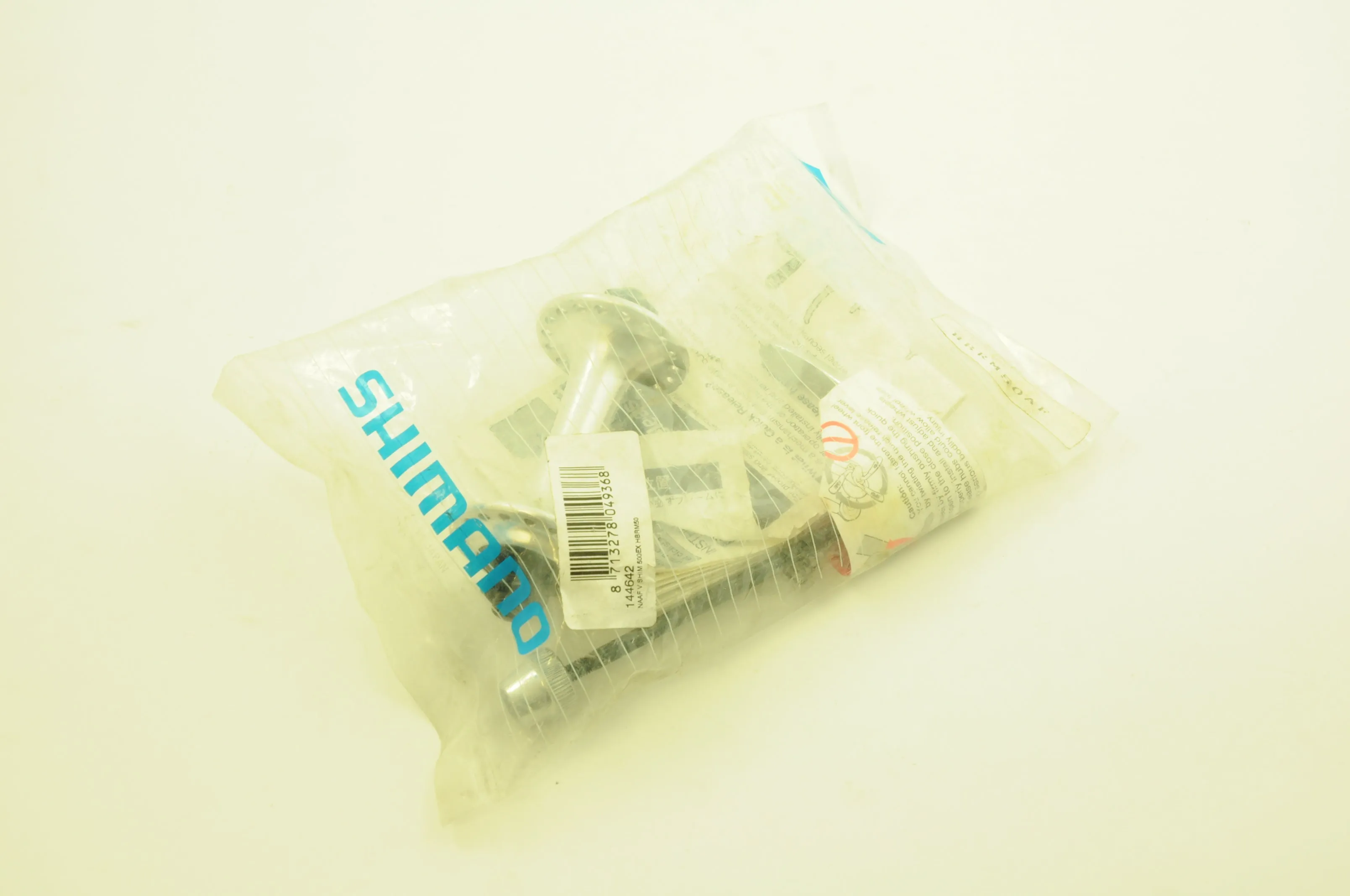SHIMANO EXAGE HB-RM50 QUICK RELEASE FRONT HUB 36 HOLE WITH SKEWER
