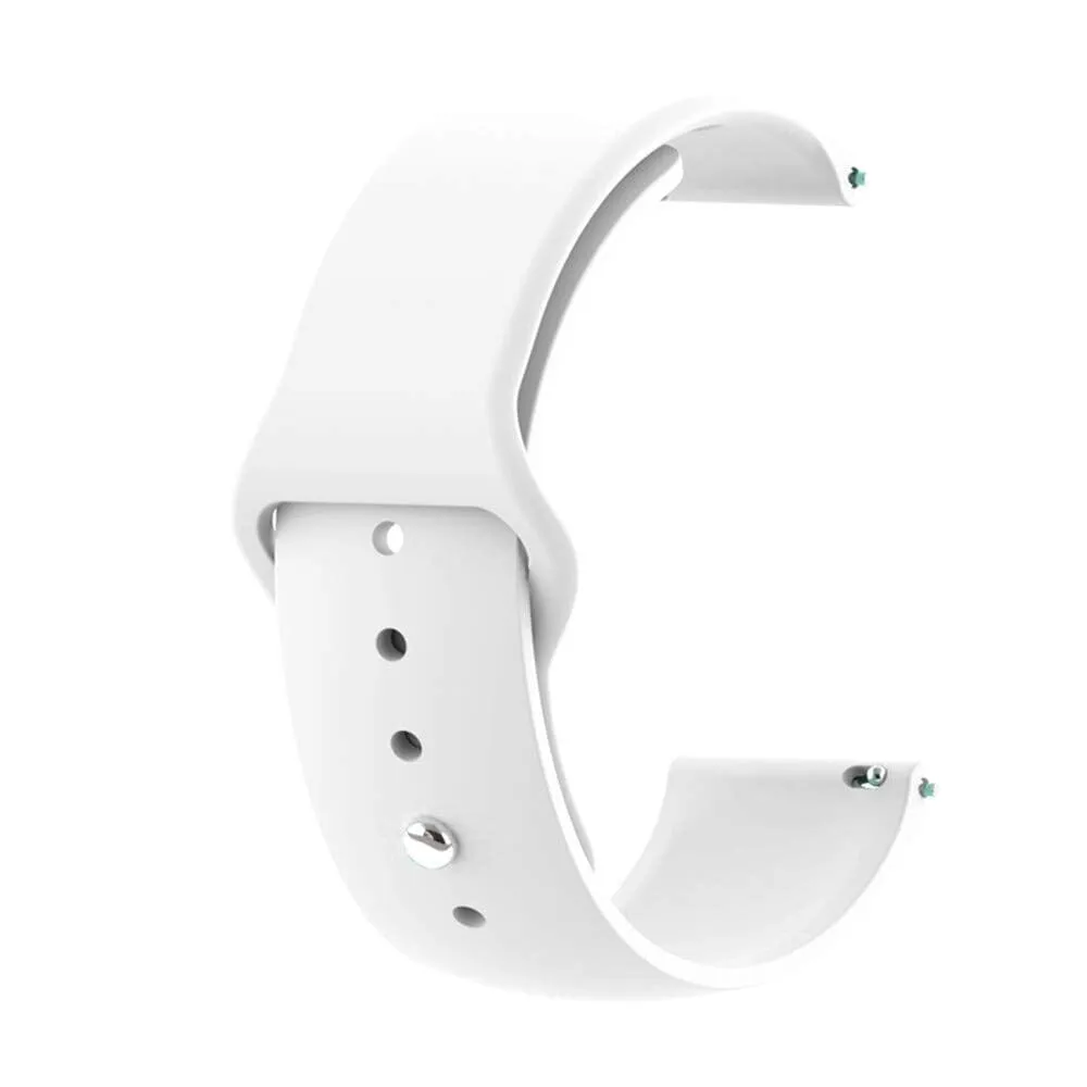 Silicone Button Style Watch Straps Compatible with Garmin Fenix Chronos