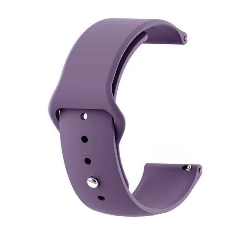 Silicone Button Style Watch Straps Compatible with Garmin Fenix Chronos