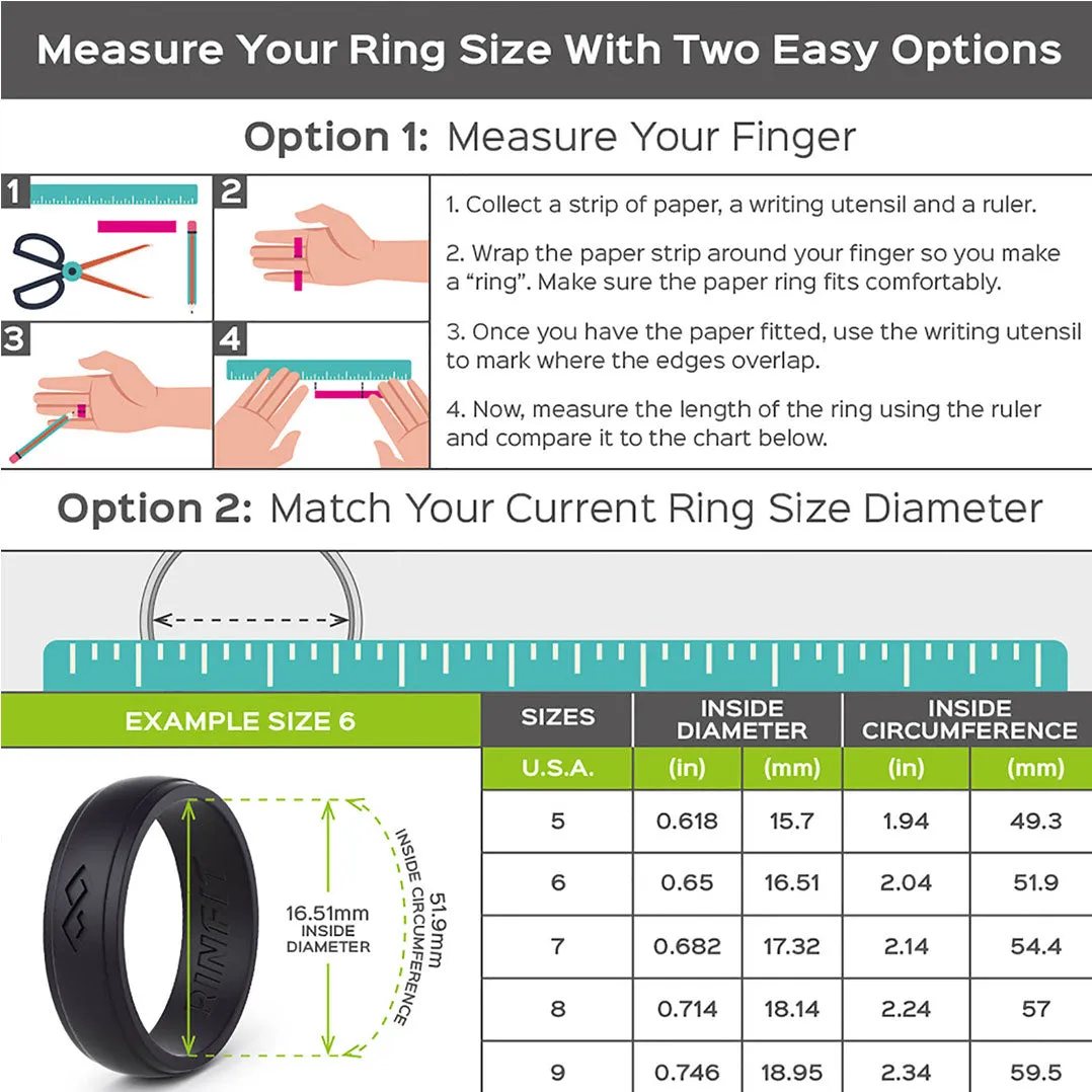 Silicone Ring for Women - Infinity Collection