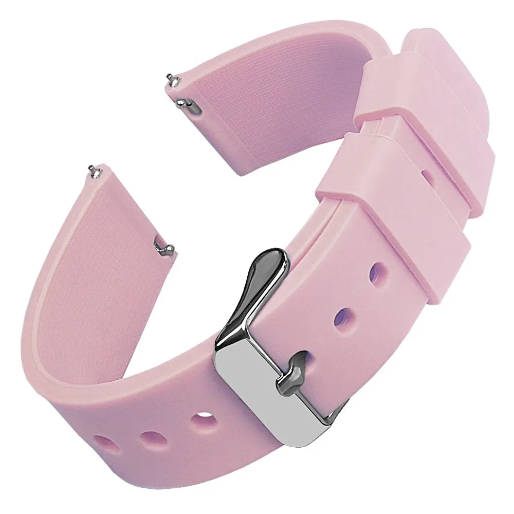 Silicone Watch Bands 16 mm Soft Quick Release Rubber Watch Bands Samsung Galaxy, Garmin Huawei Watch Straps