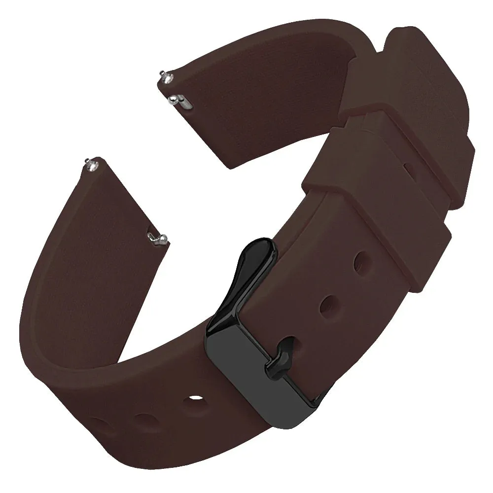 Silicone Watch Bands 16 mm Soft Quick Release Rubber Watch Bands Samsung Galaxy, Garmin Huawei Watch Straps