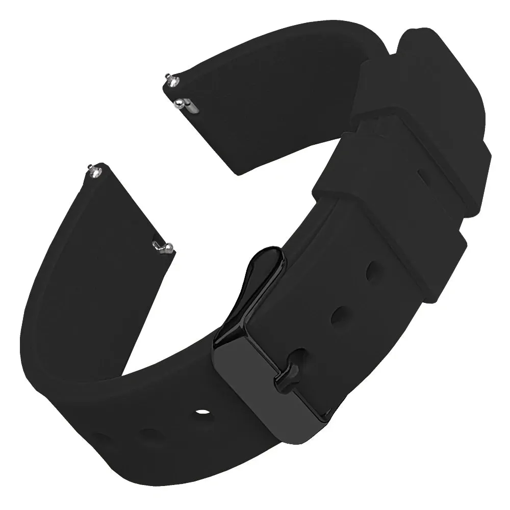 Silicone Watch Bands 16 mm Soft Quick Release Rubber Watch Bands Samsung Galaxy, Garmin Huawei Watch Straps