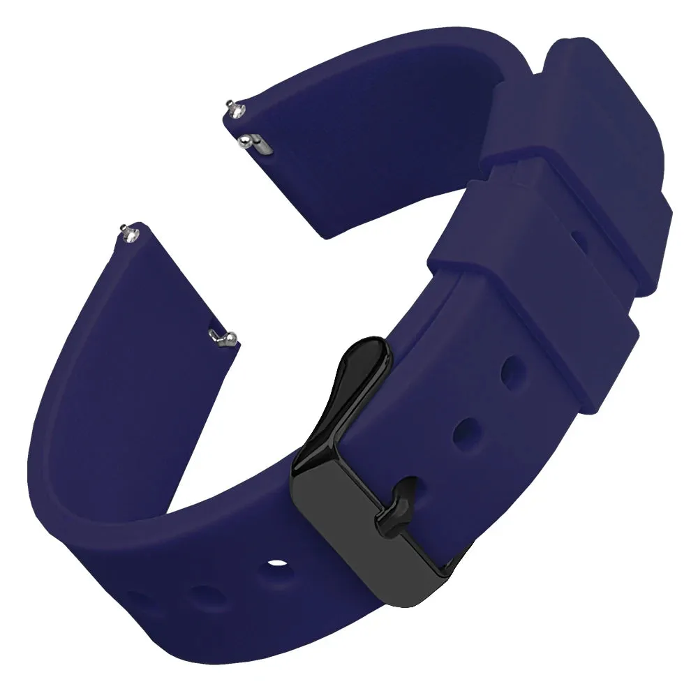 Silicone Watch Bands 16 mm Soft Quick Release Rubber Watch Bands Samsung Galaxy, Garmin Huawei Watch Straps