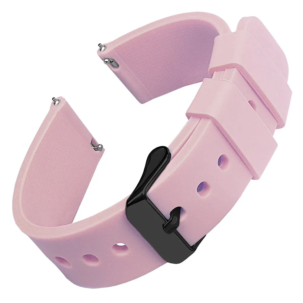 Silicone Watch Bands 16 mm Soft Quick Release Rubber Watch Bands Samsung Galaxy, Garmin Huawei Watch Straps