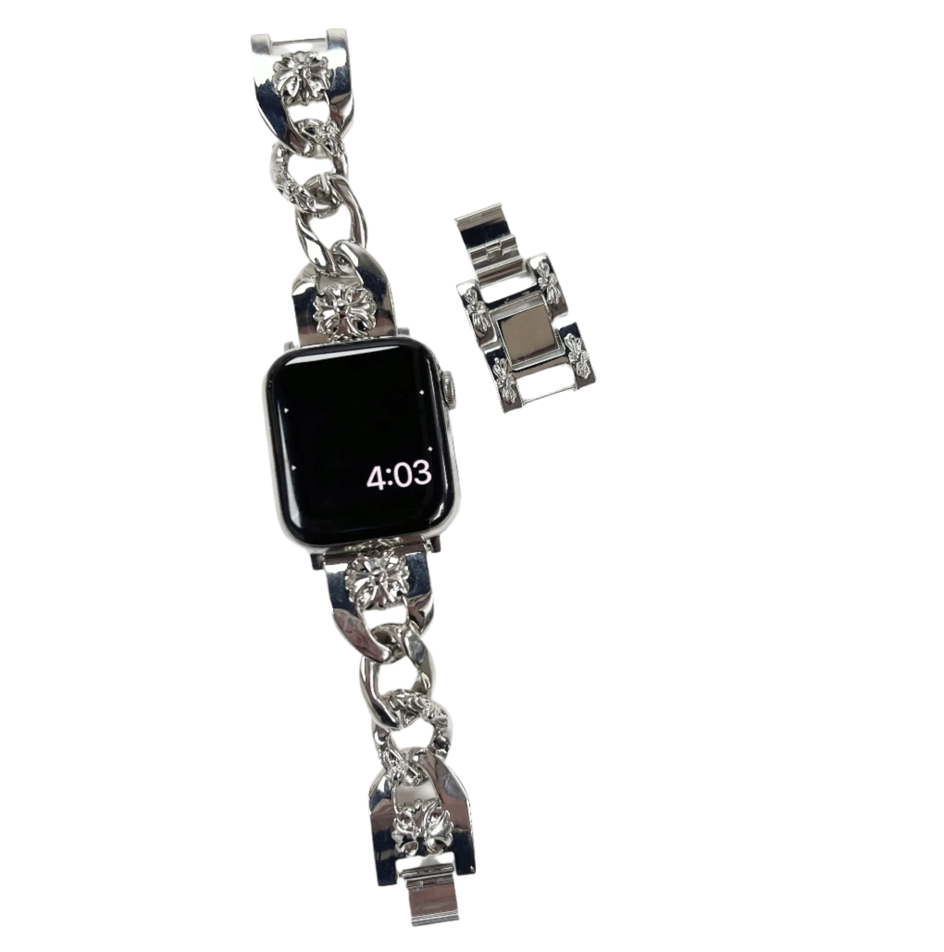 Snowflake Cross trend Metal adjustable band For Apple Watch Ultra 2 49mm 9 8 7 5 4 se 6 iwatch 45mm 41 42 44mm 38 40mm bracelet