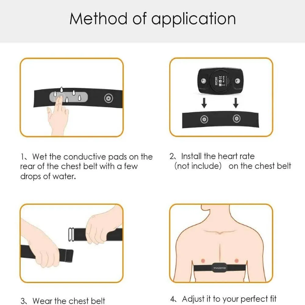 Soft Universal Replacement Exercise Heart Rate Monitor Strap