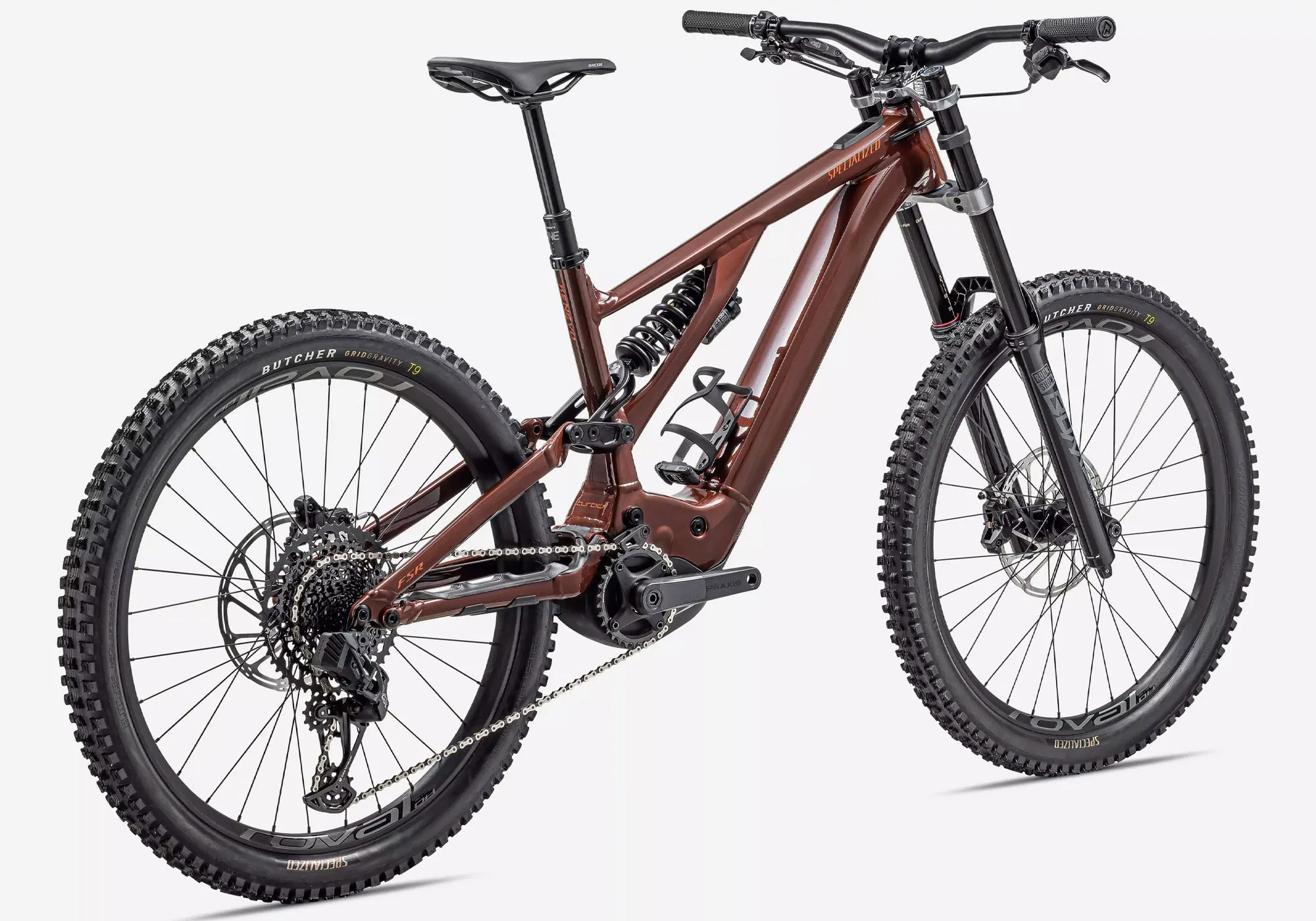 Specialized Turbo Kenevo Expert, Unisex Electric Mountain Bike, Gloss Rusted Red/Redwood