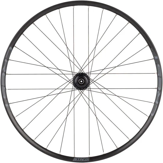 Stans Crest S2 Front Wheel - 27.5" QR x 100mm 6-Bolt Black