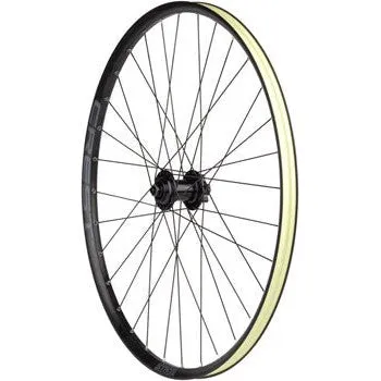 Stans Crest S2 Front Wheel - 27.5" QR x 100mm 6-Bolt Black