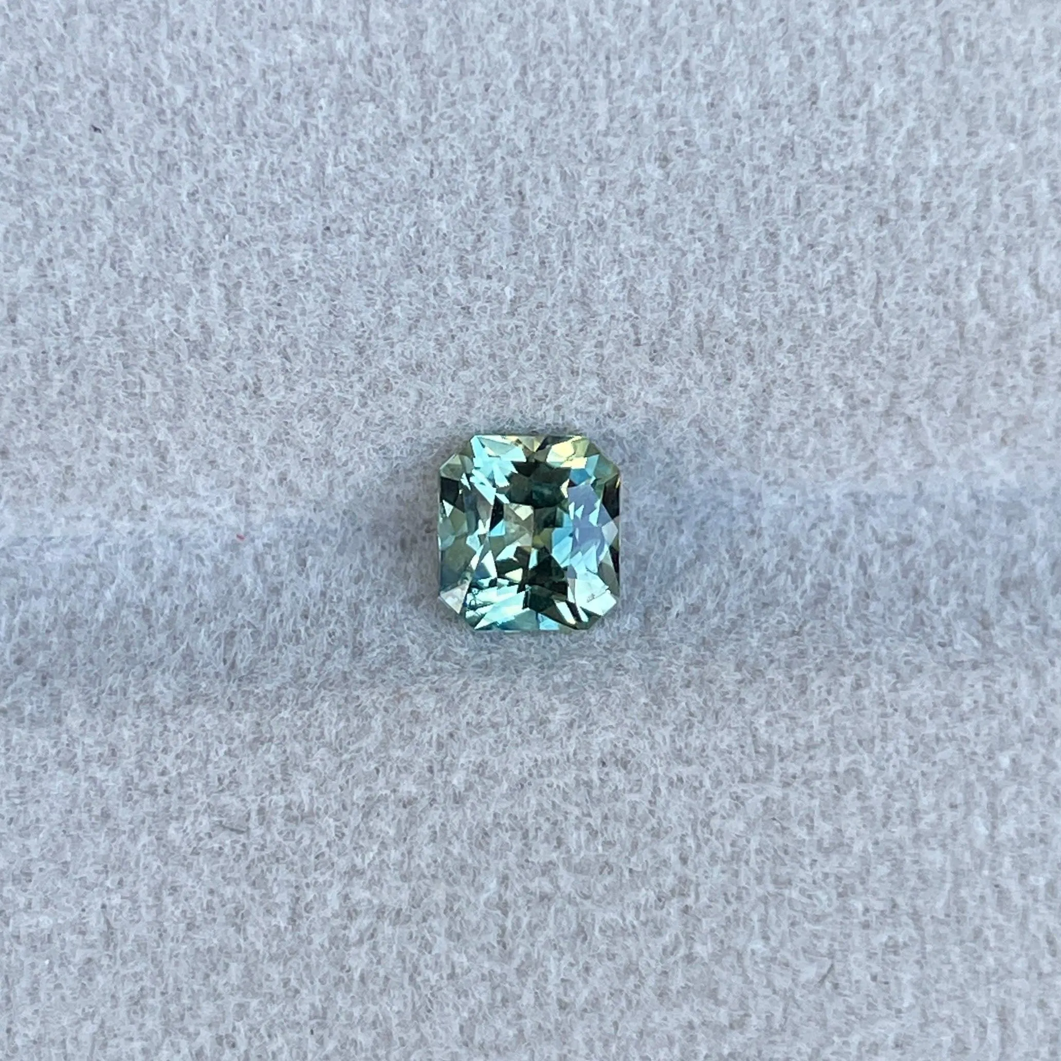 Teal Sapphire 0.88 Ct, Natural Teal Sapphire Ring, Parti sapphire, Teal Sapphire Engagement Ring, bespoke Ring, For Custom ring Loose gem