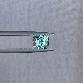 Teal Sapphire 0.88 Ct, Natural Teal Sapphire Ring, Parti sapphire, Teal Sapphire Engagement Ring, bespoke Ring, For Custom ring Loose gem