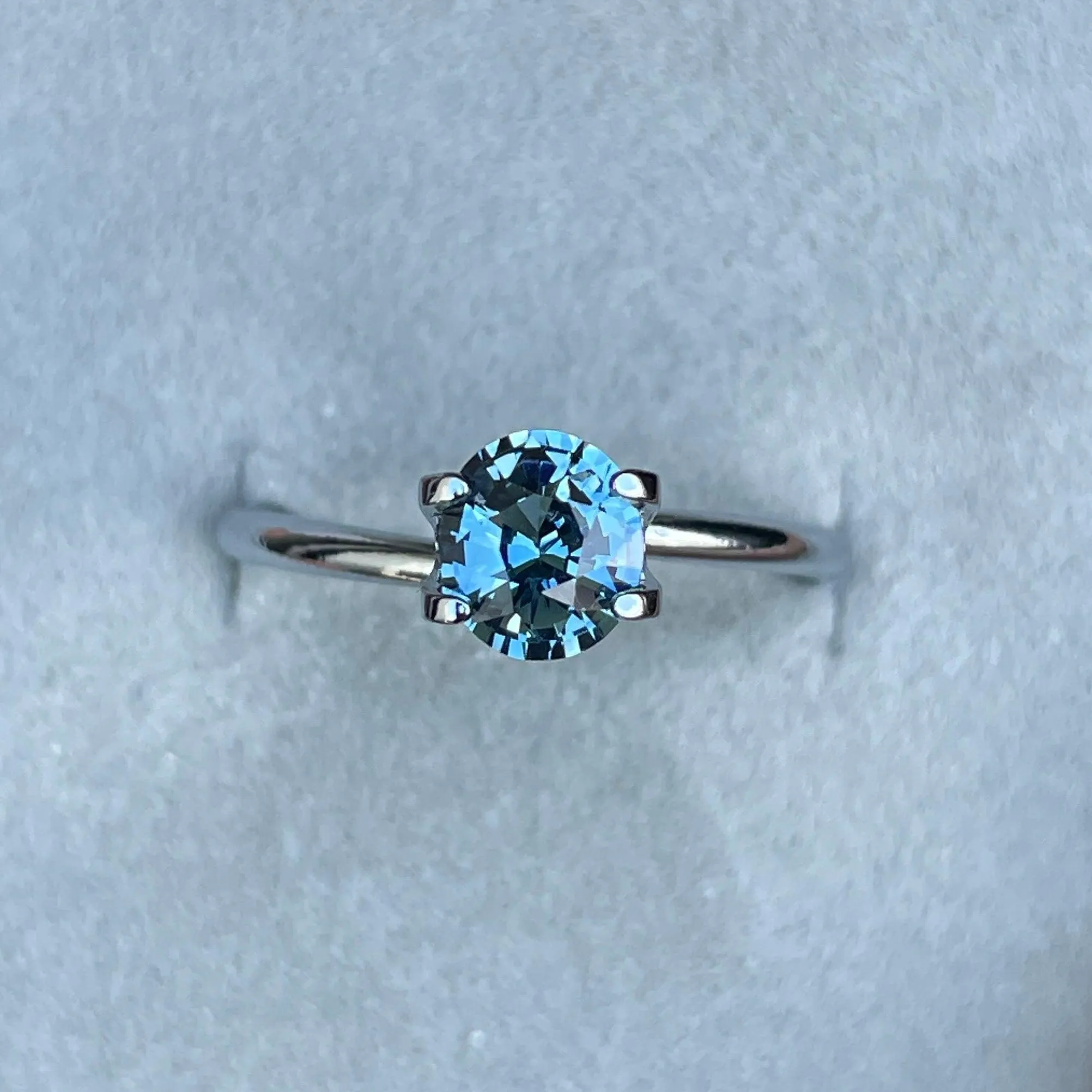 Teal Sapphire 1.09 Ct, Natural Teal Sapphire Ring, Teal xx Sapphire Engagement Ring, bespoke Ring, For Custom ring Loose gem