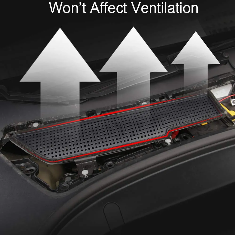 Tesla Model 3 Air Inlet Cover Air Flow Vent Grille Protection (Keep leaves from clogging up)
